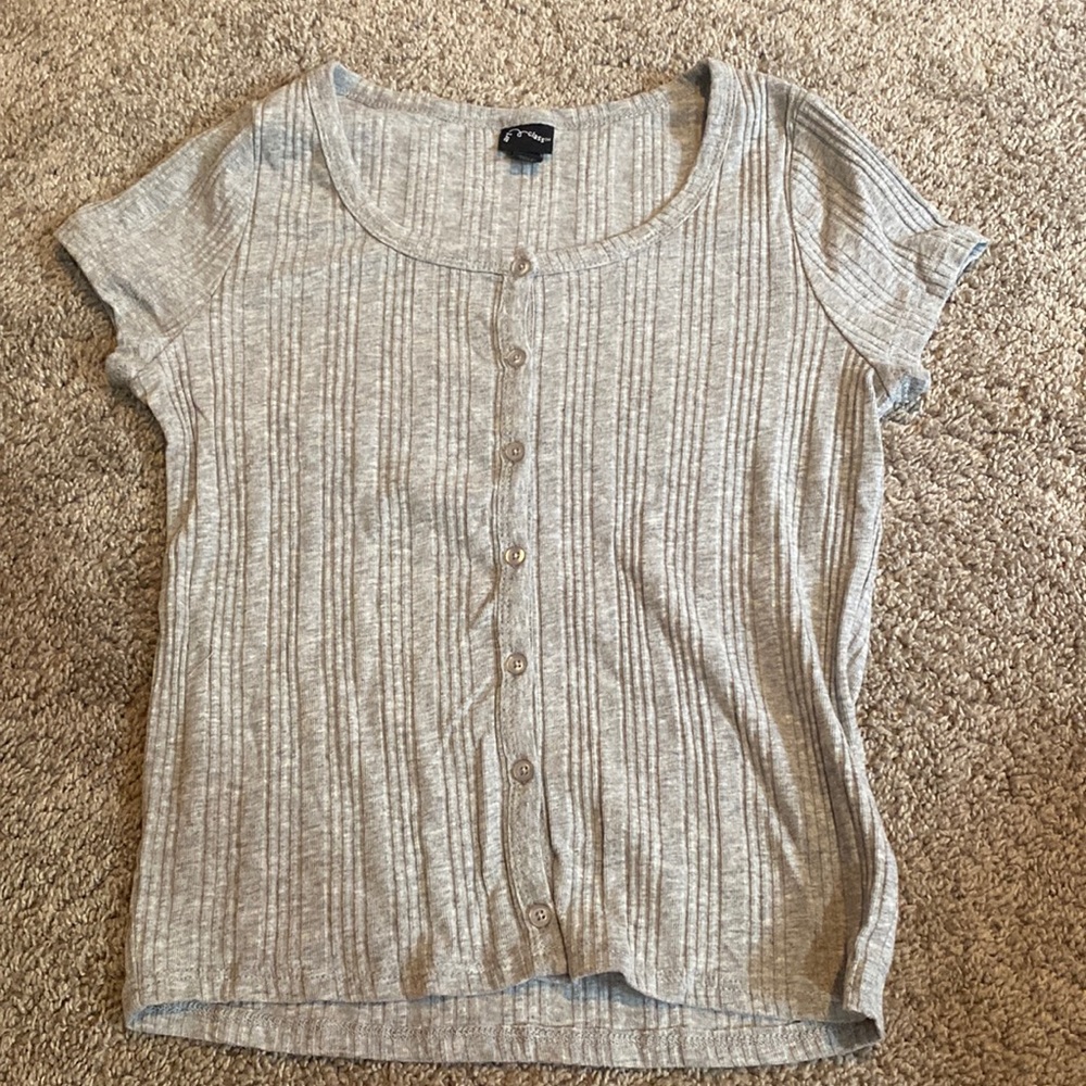 Target Button Down Top